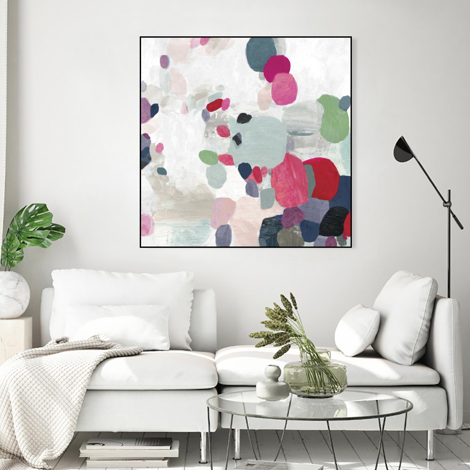 Multicolourful II by Tom Reeves on GIANT ART - green abstract