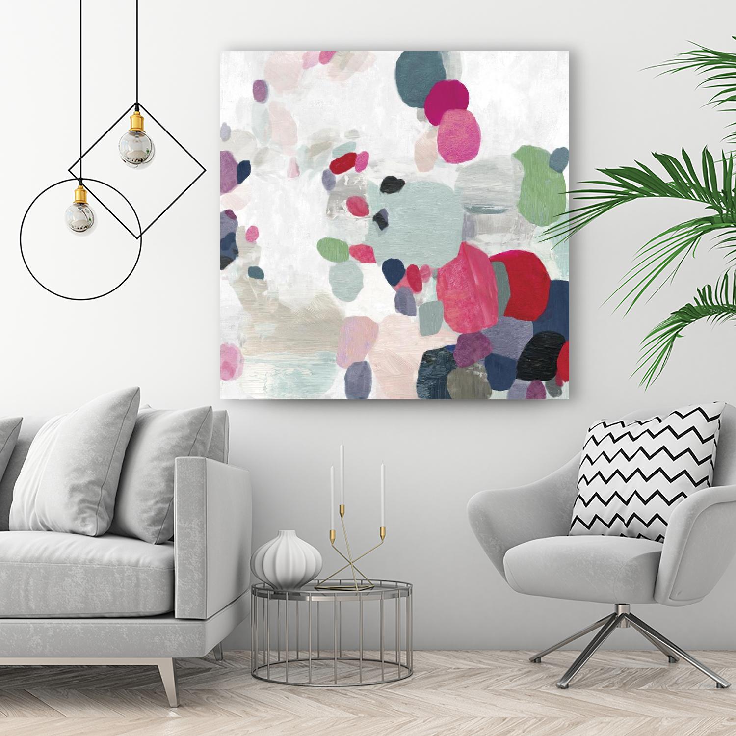 Multicolourful II by Tom Reeves on GIANT ART - green abstract