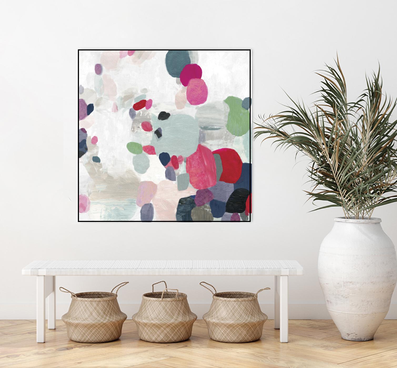 Multicolourful II by Tom Reeves on GIANT ART - green abstract