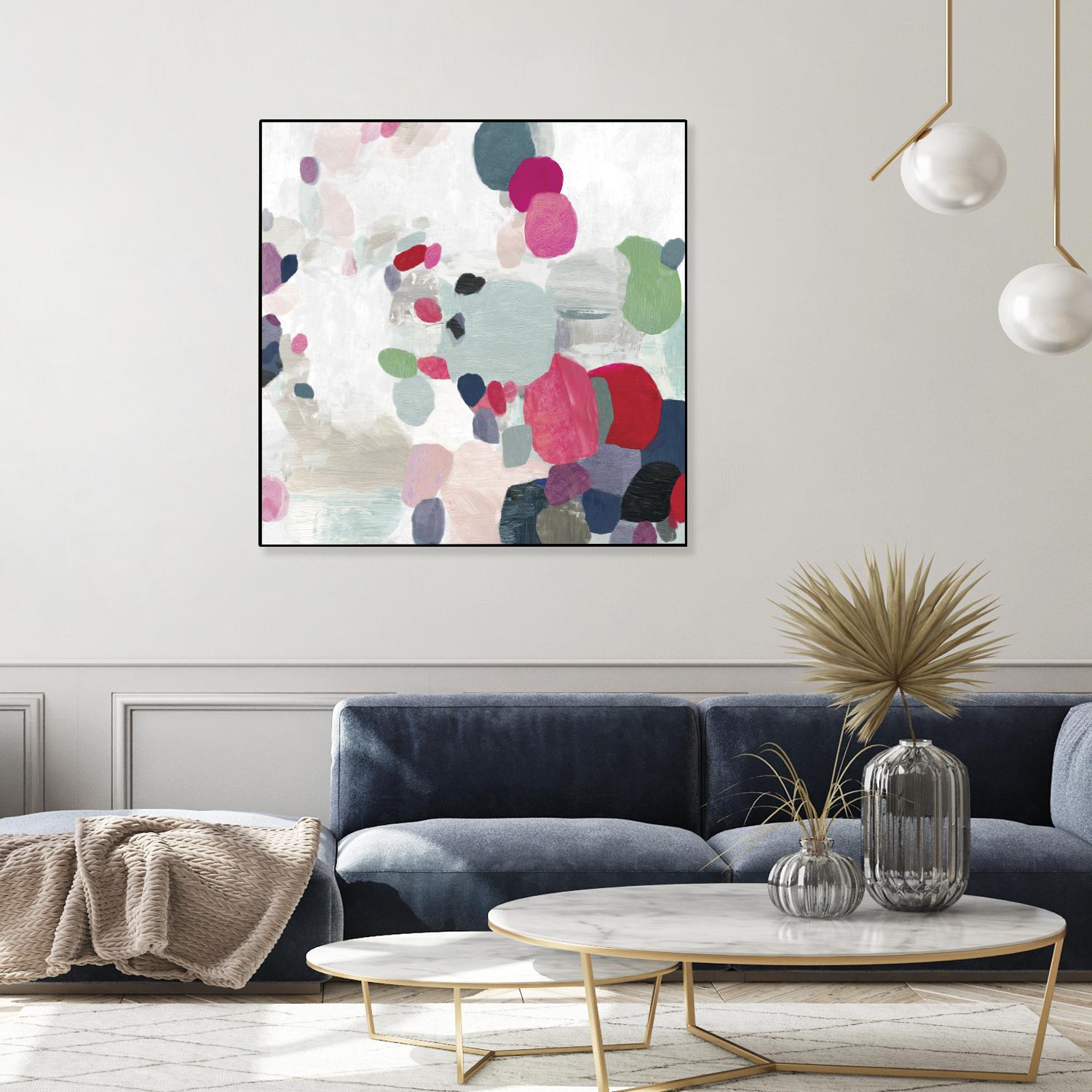 Multicolourful II by Tom Reeves on GIANT ART - green abstract