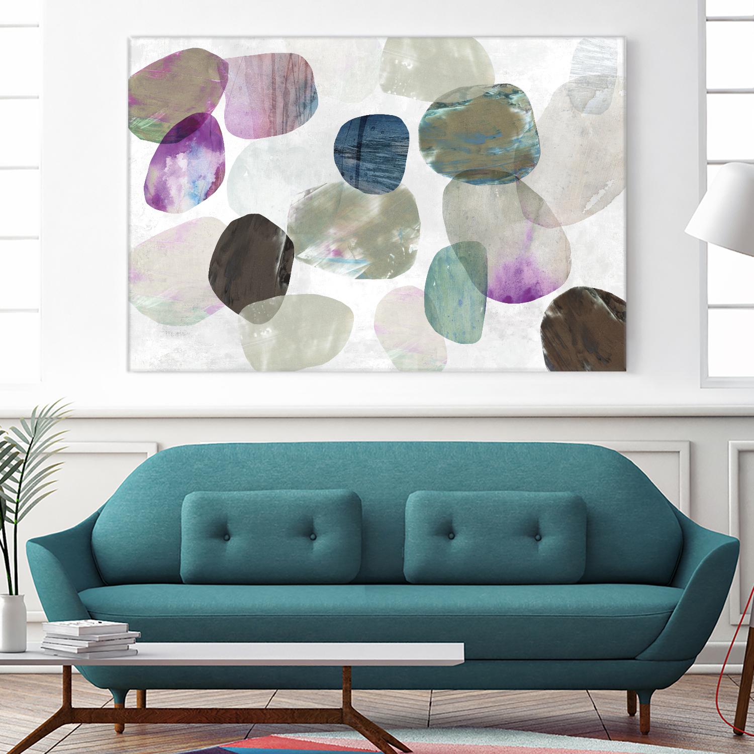 Marble I by Tom Reeves on GIANT ART - purple abstract