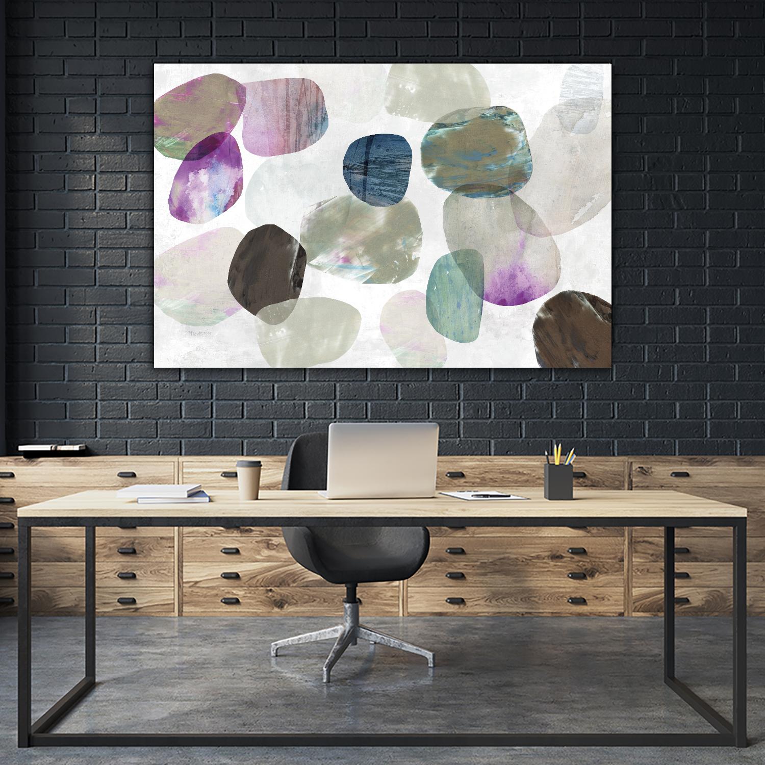 Marble I by Tom Reeves on GIANT ART - purple abstract