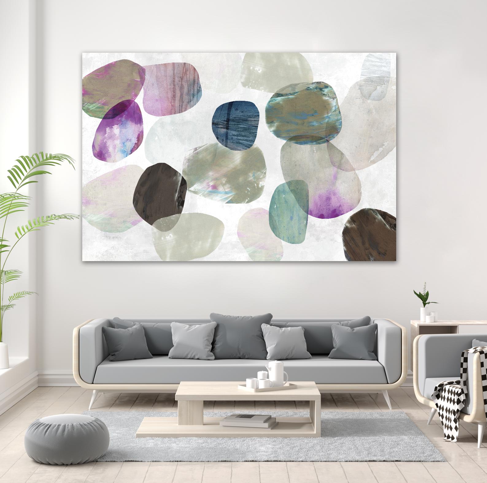 Marble I by Tom Reeves on GIANT ART - purple abstract