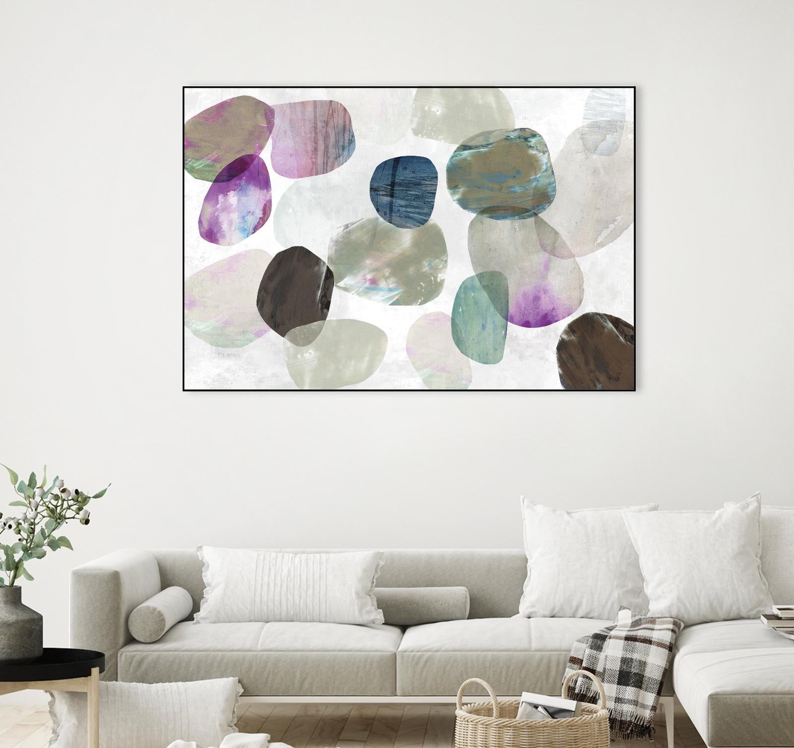 Marble I by Tom Reeves on GIANT ART - purple abstract