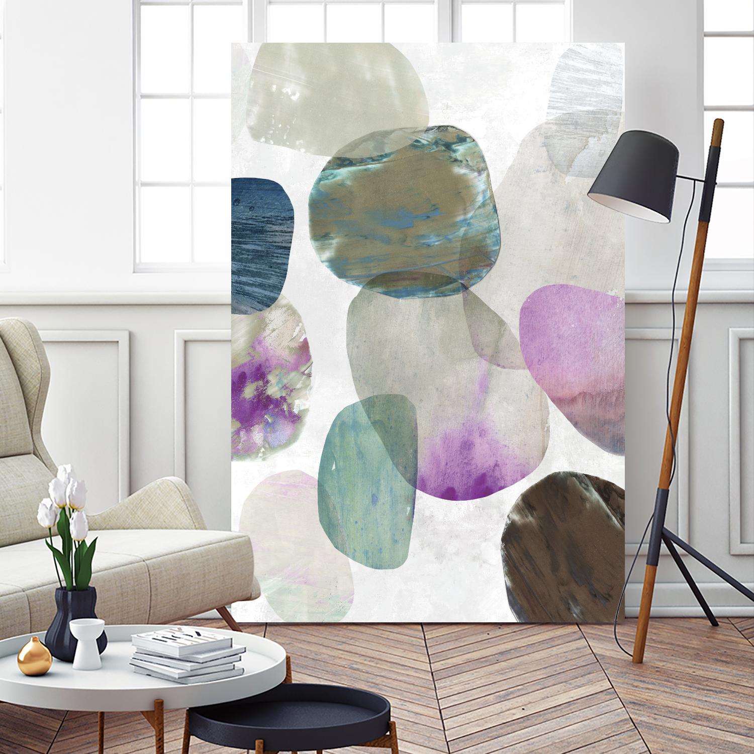 Marble III by Tom Reeves on GIANT ART - purple abstract