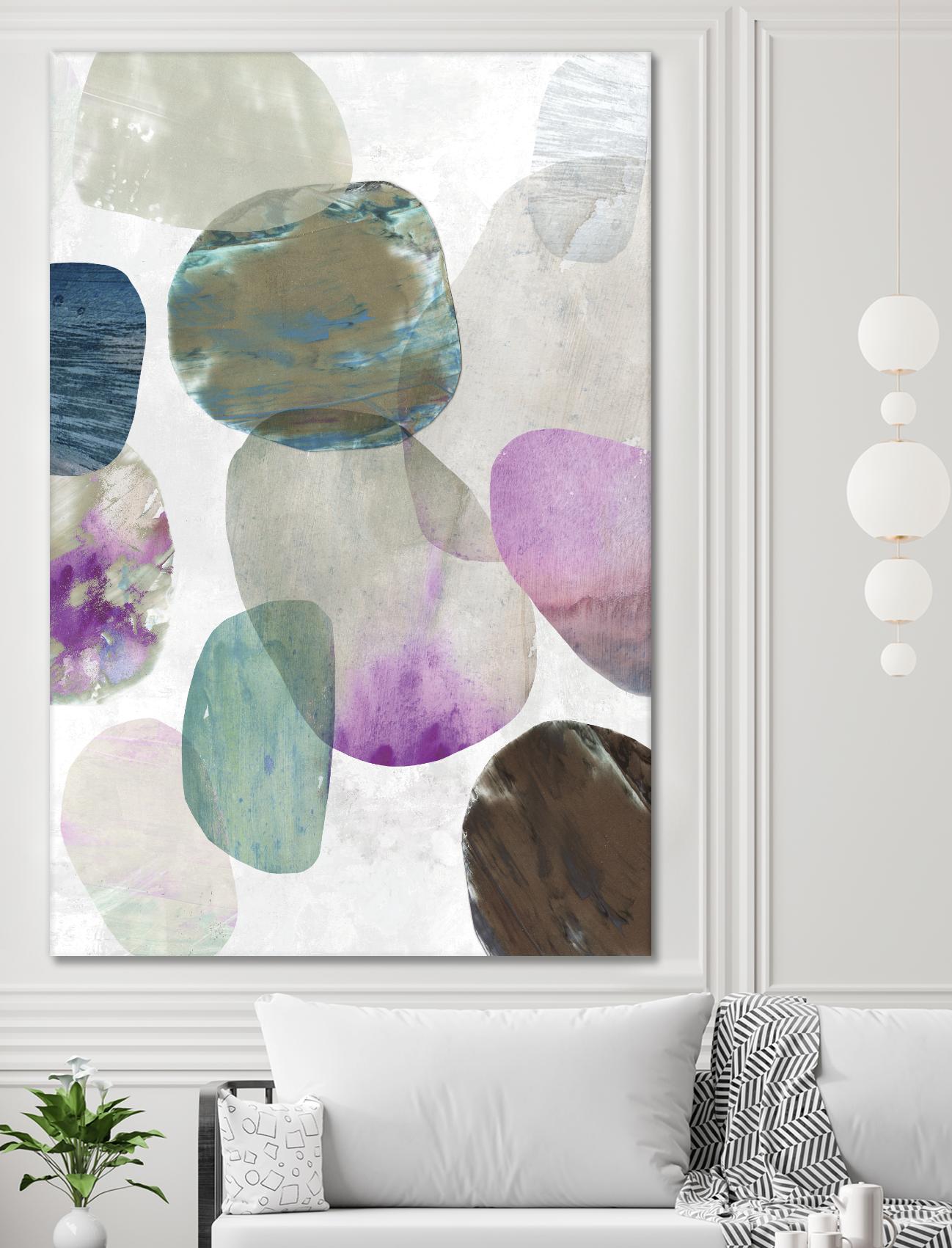 Marble III by Tom Reeves on GIANT ART - purple abstract