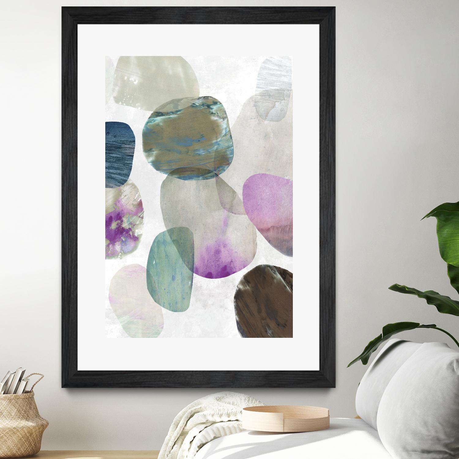 Marble III by Tom Reeves on GIANT ART - purple abstract