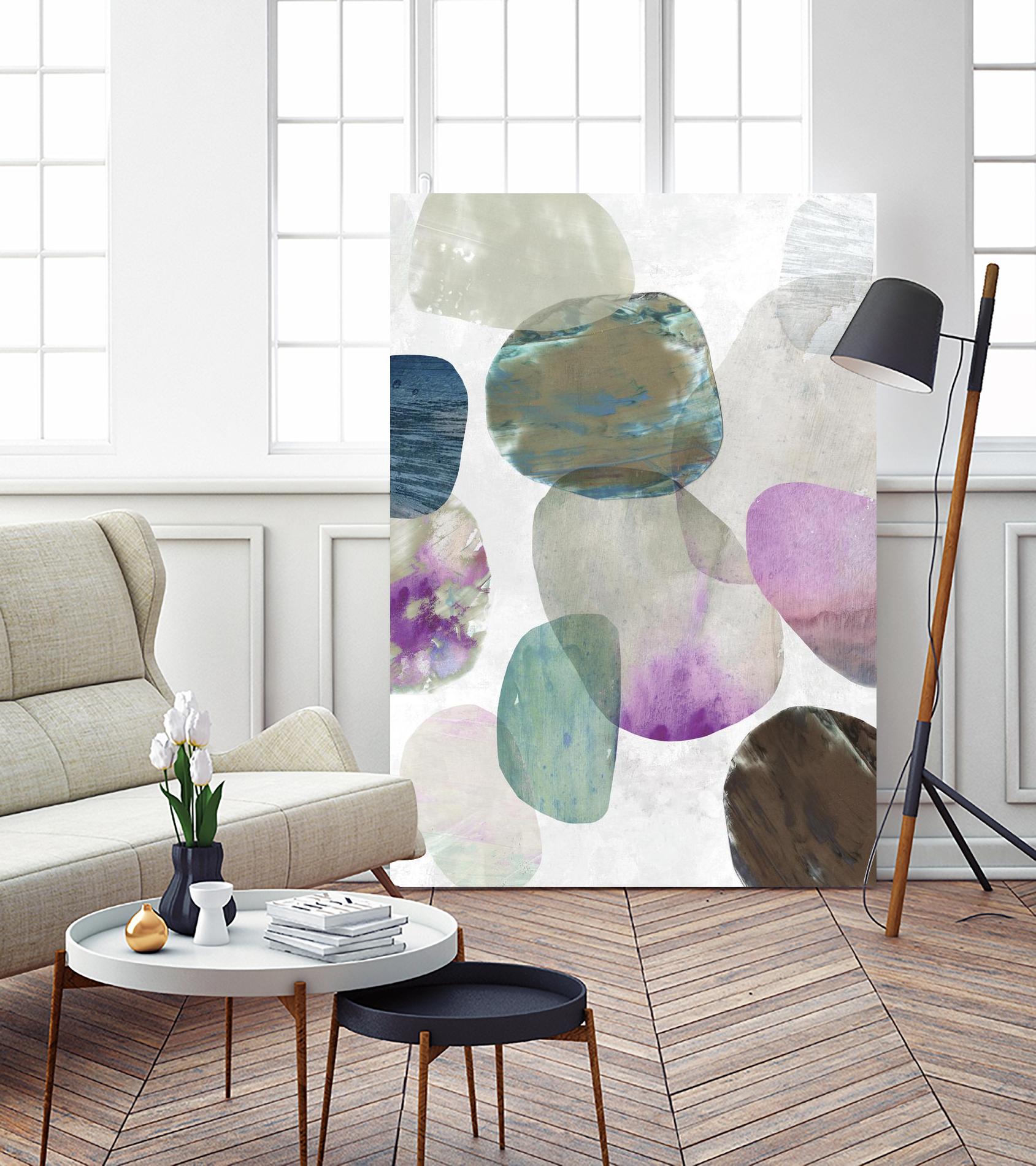 Marble III by Tom Reeves on GIANT ART - purple abstract