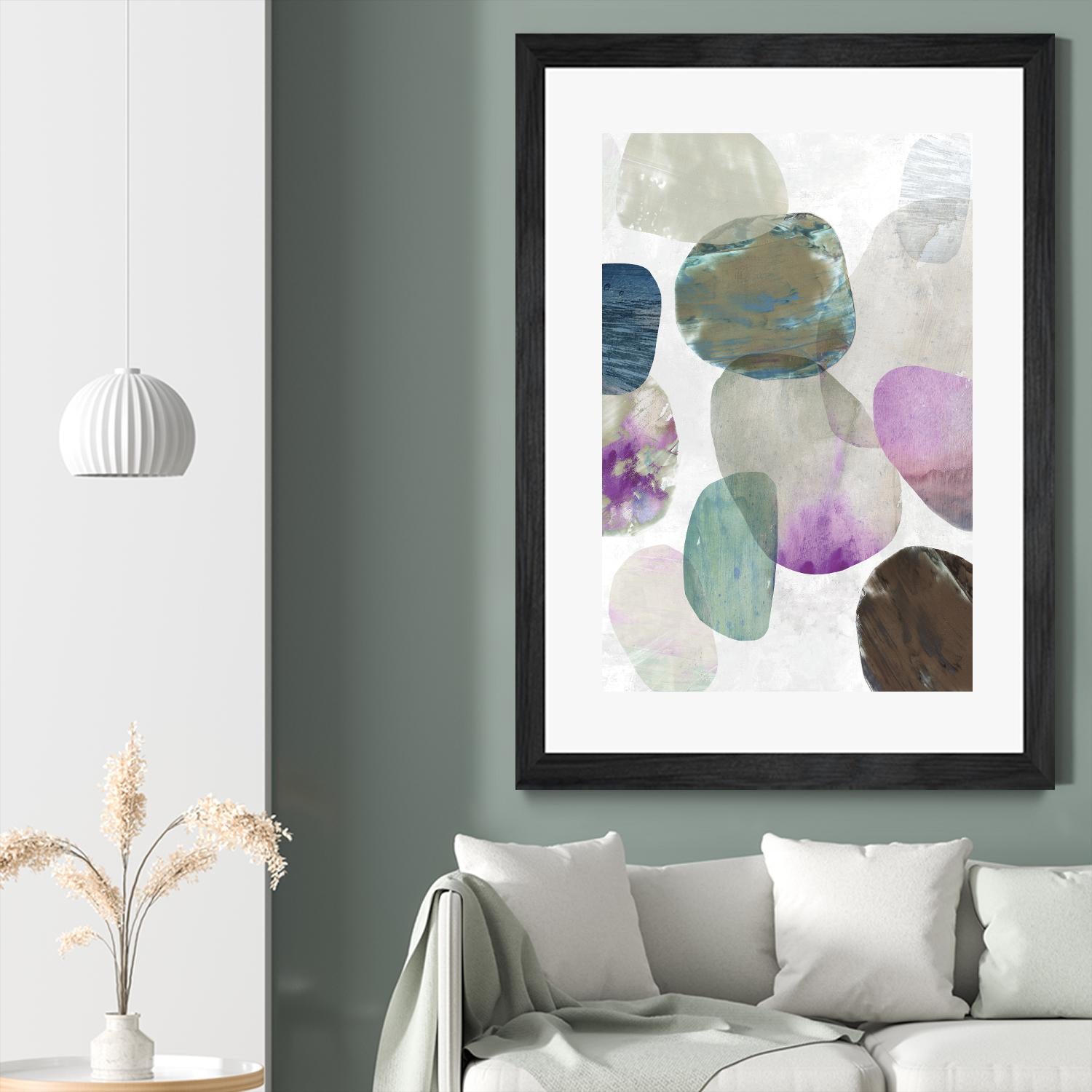 Marble III by Tom Reeves on GIANT ART - purple abstract