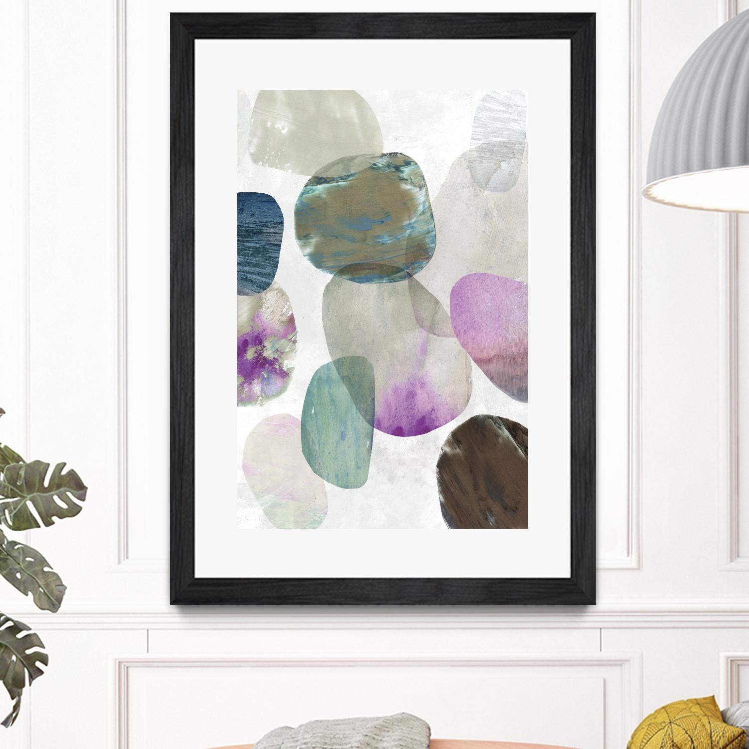 Marble III by Tom Reeves on GIANT ART - purple abstract