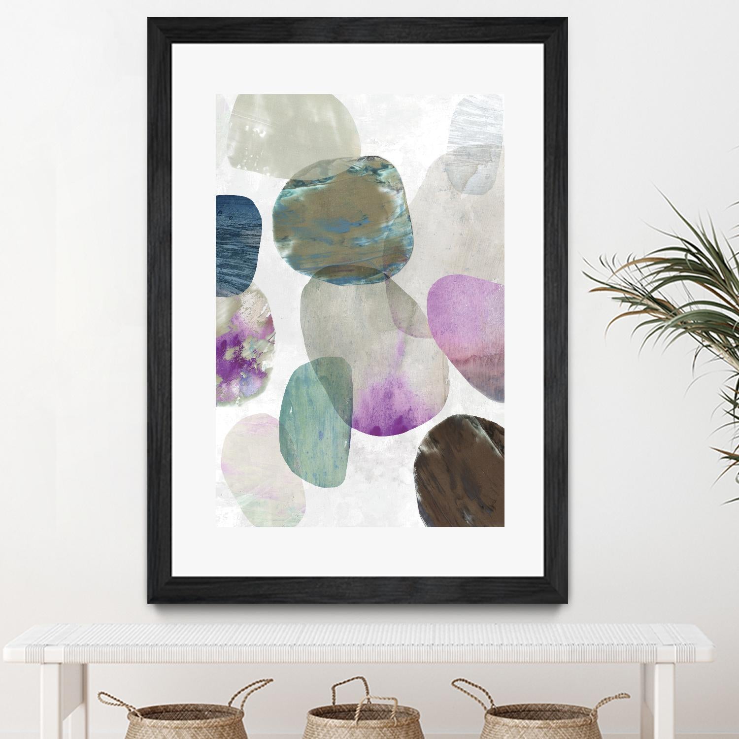 Marble III by Tom Reeves on GIANT ART - purple abstract