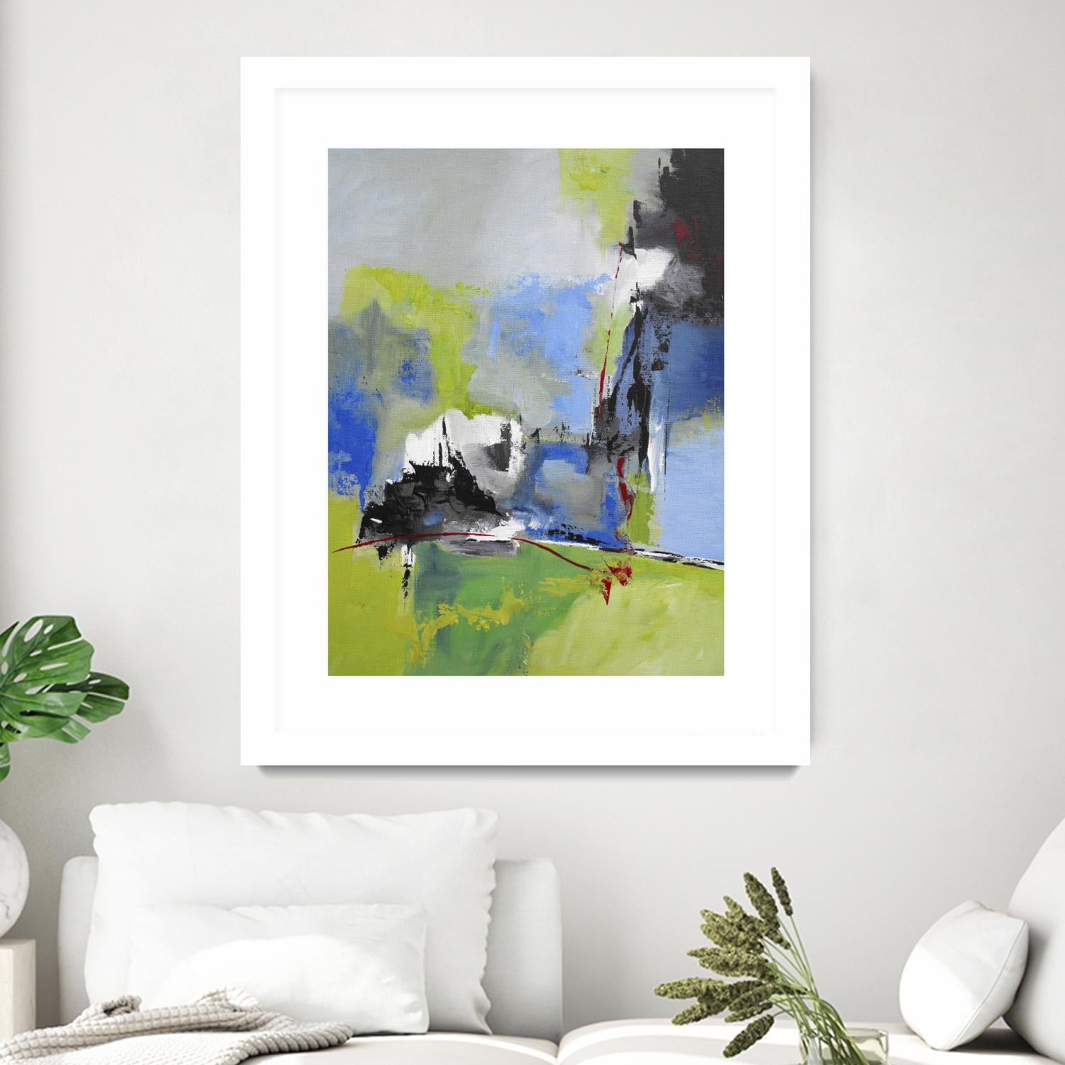 All is not Lost by Ruth Palmer on GIANT ART - green abstract