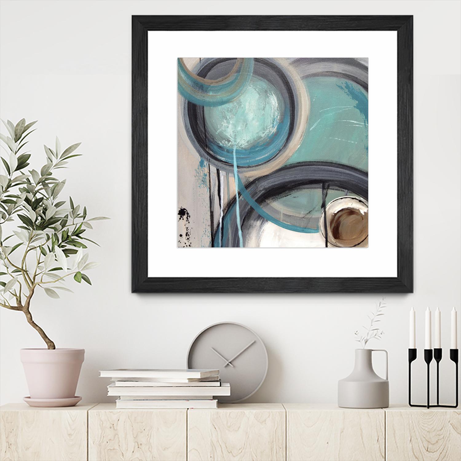 Instant Song I by Ruth Palmer on GIANT ART - black abstract