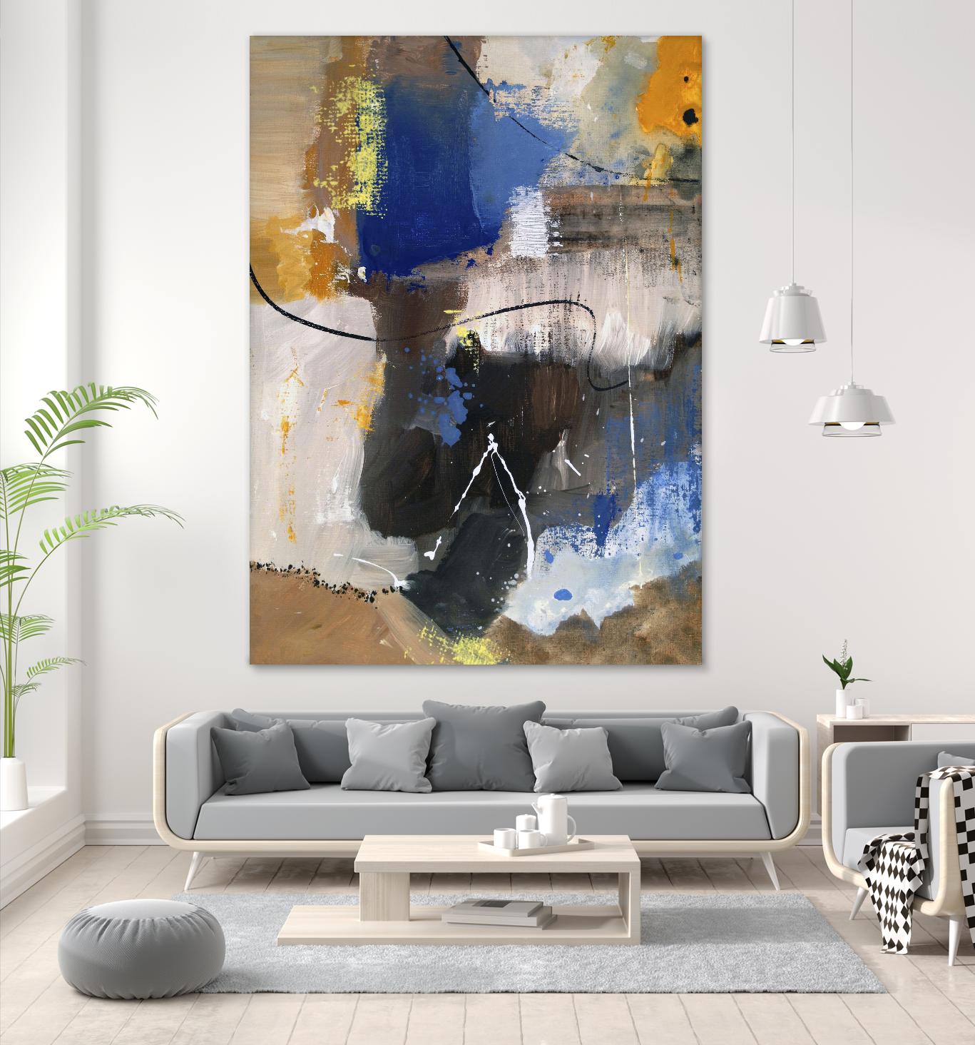 The Day is Near I by Ruth Palmer on GIANT ART - black abstract