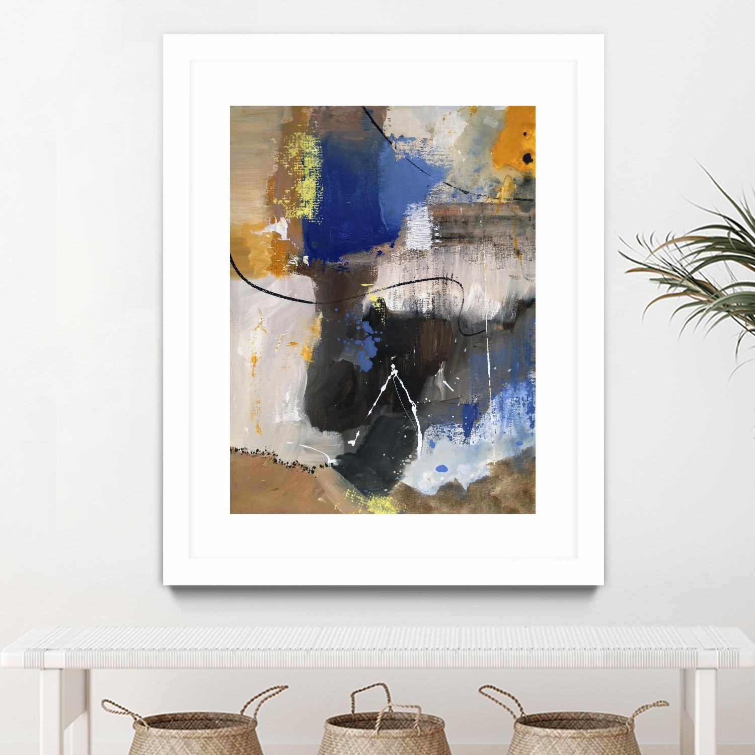 The Day is Near I by Ruth Palmer on GIANT ART - beige abstract