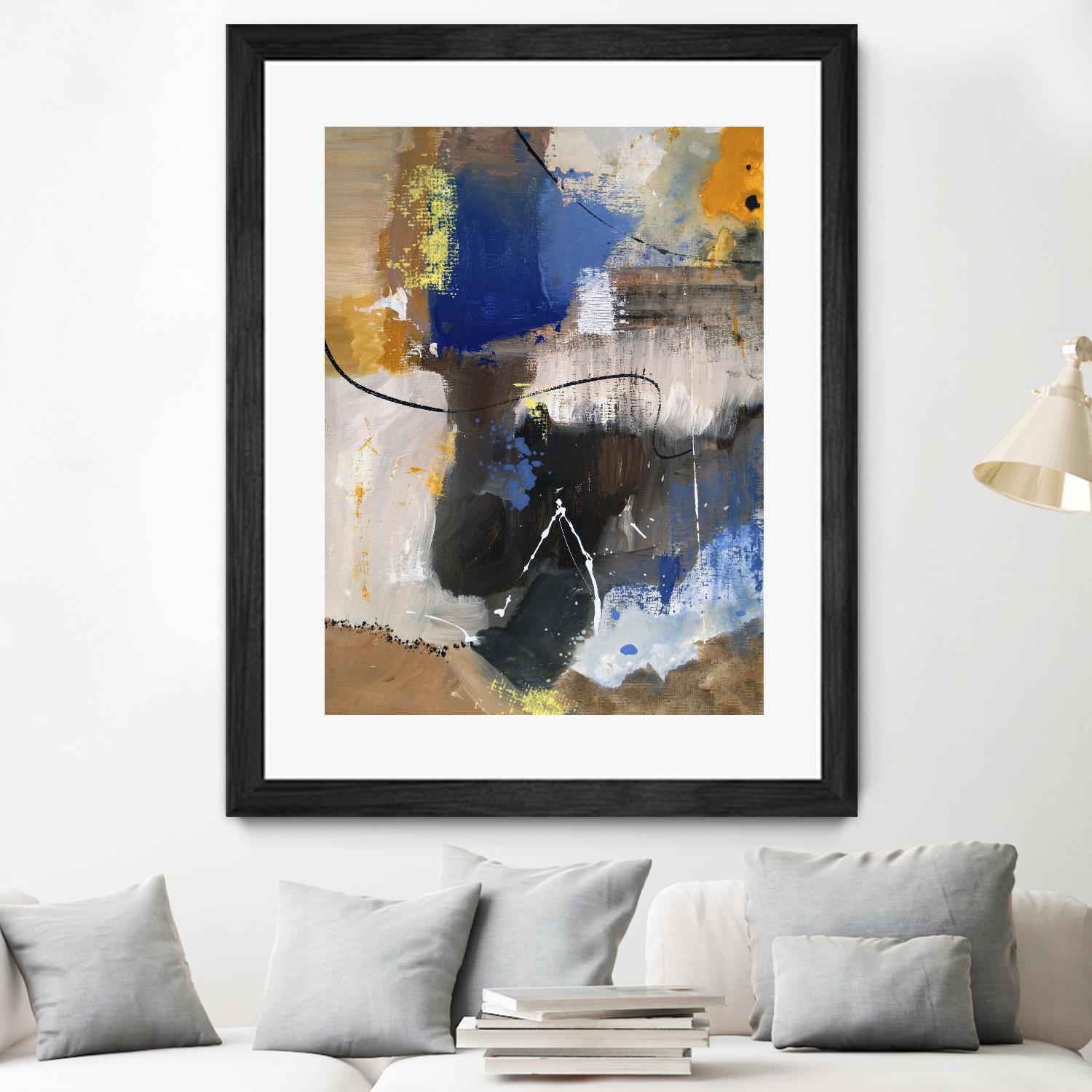 The Day is Near I by Ruth Palmer on GIANT ART - beige abstract