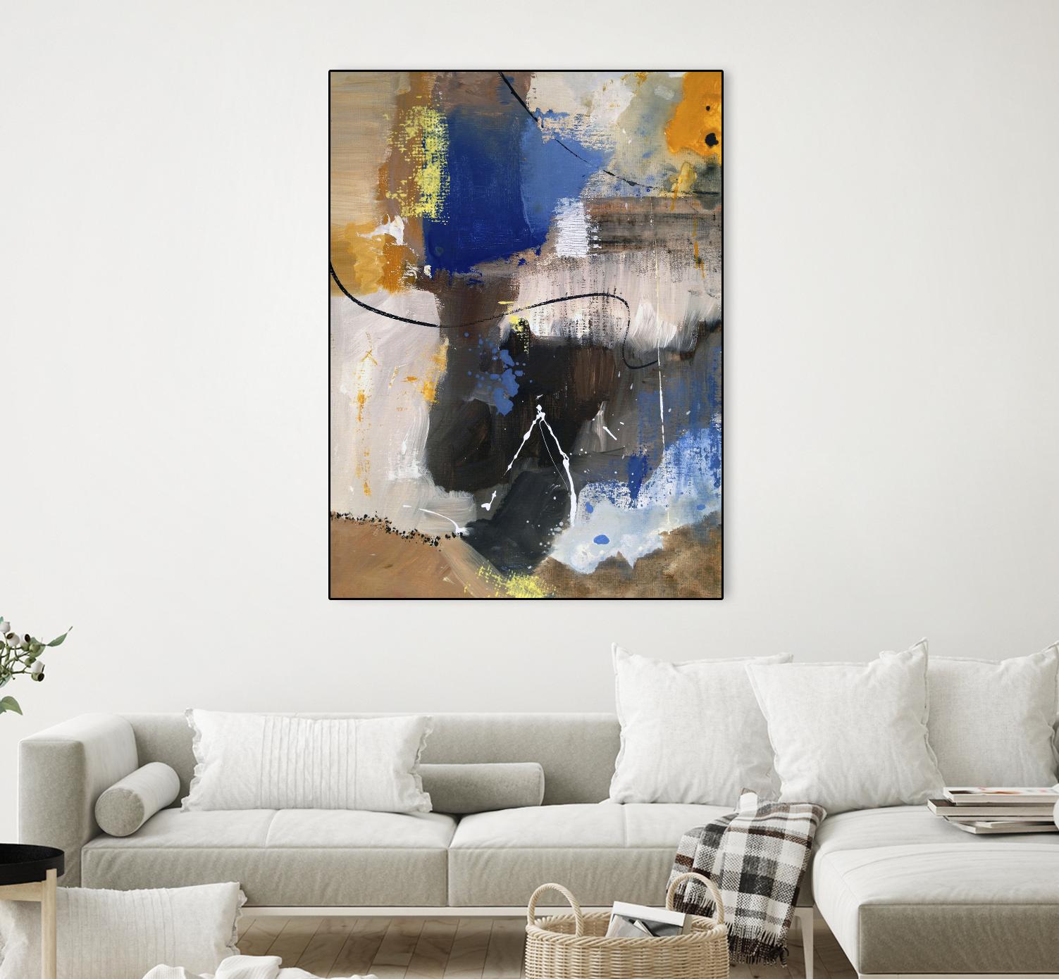 The Day is Near I by Ruth Palmer on GIANT ART - black abstract