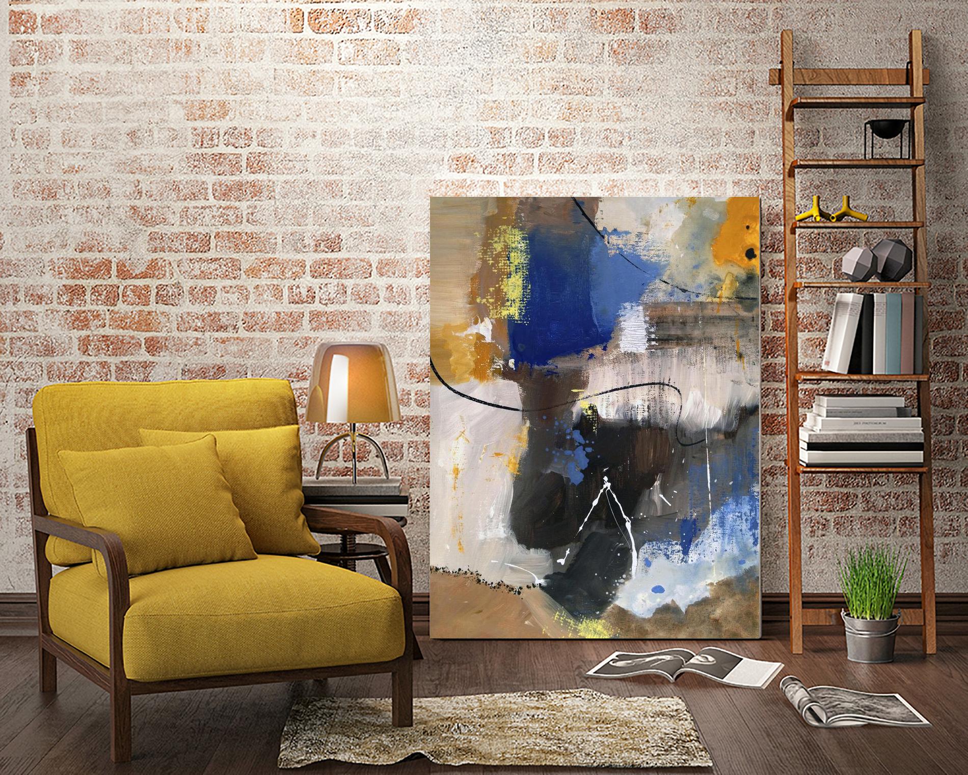 The Day is Near I by Ruth Palmer on GIANT ART - beige abstract