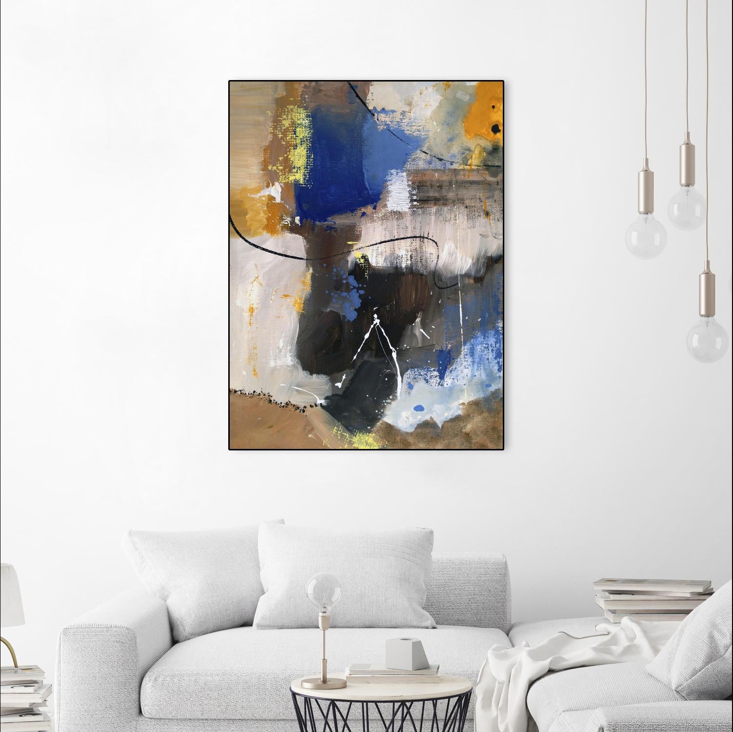 The Day is Near I by Ruth Palmer on GIANT ART - black abstract