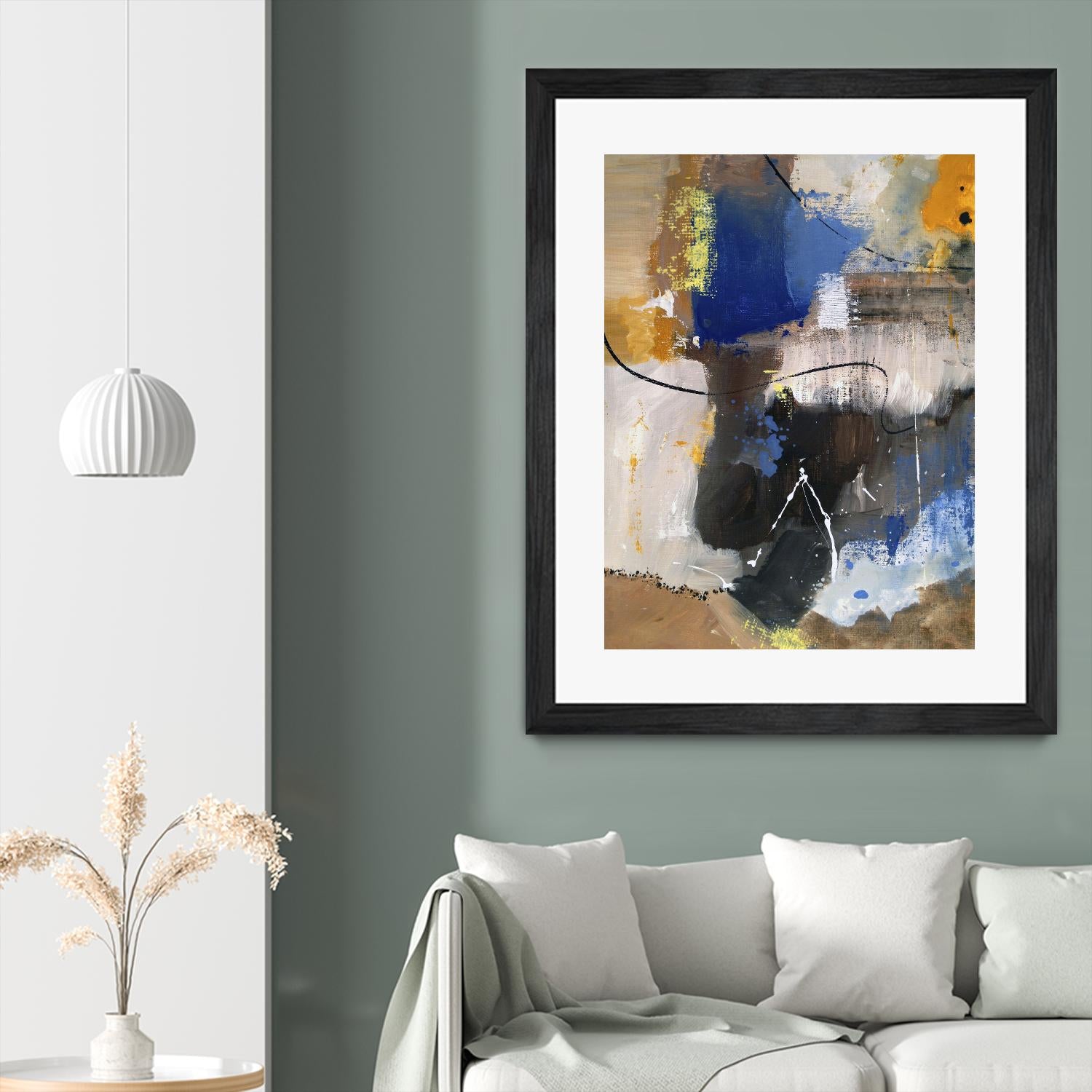 The Day is Near I by Ruth Palmer on GIANT ART - beige abstract