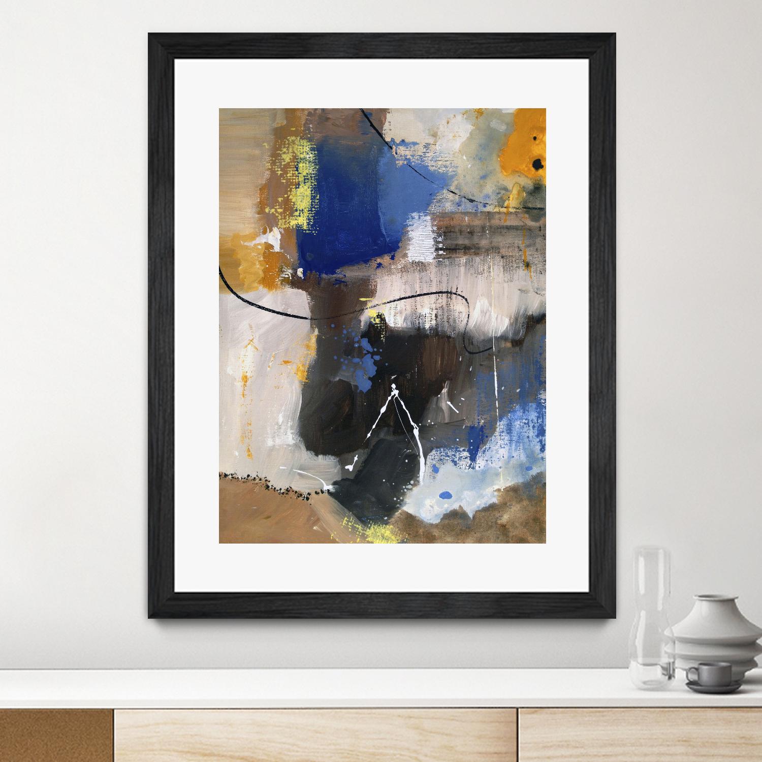 The Day is Near I by Ruth Palmer on GIANT ART - beige abstract