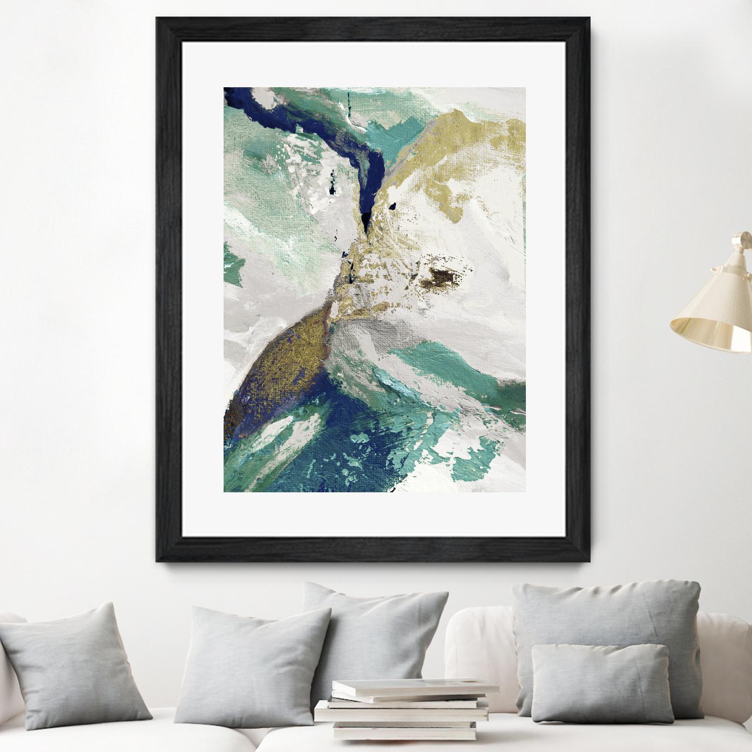 Riviera III by Ruth Palmer on GIANT ART - white abstract