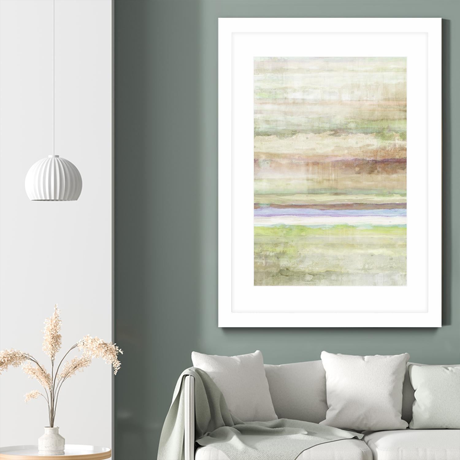Summer Splash I by Ruth Palmer on GIANT ART - beige abstract