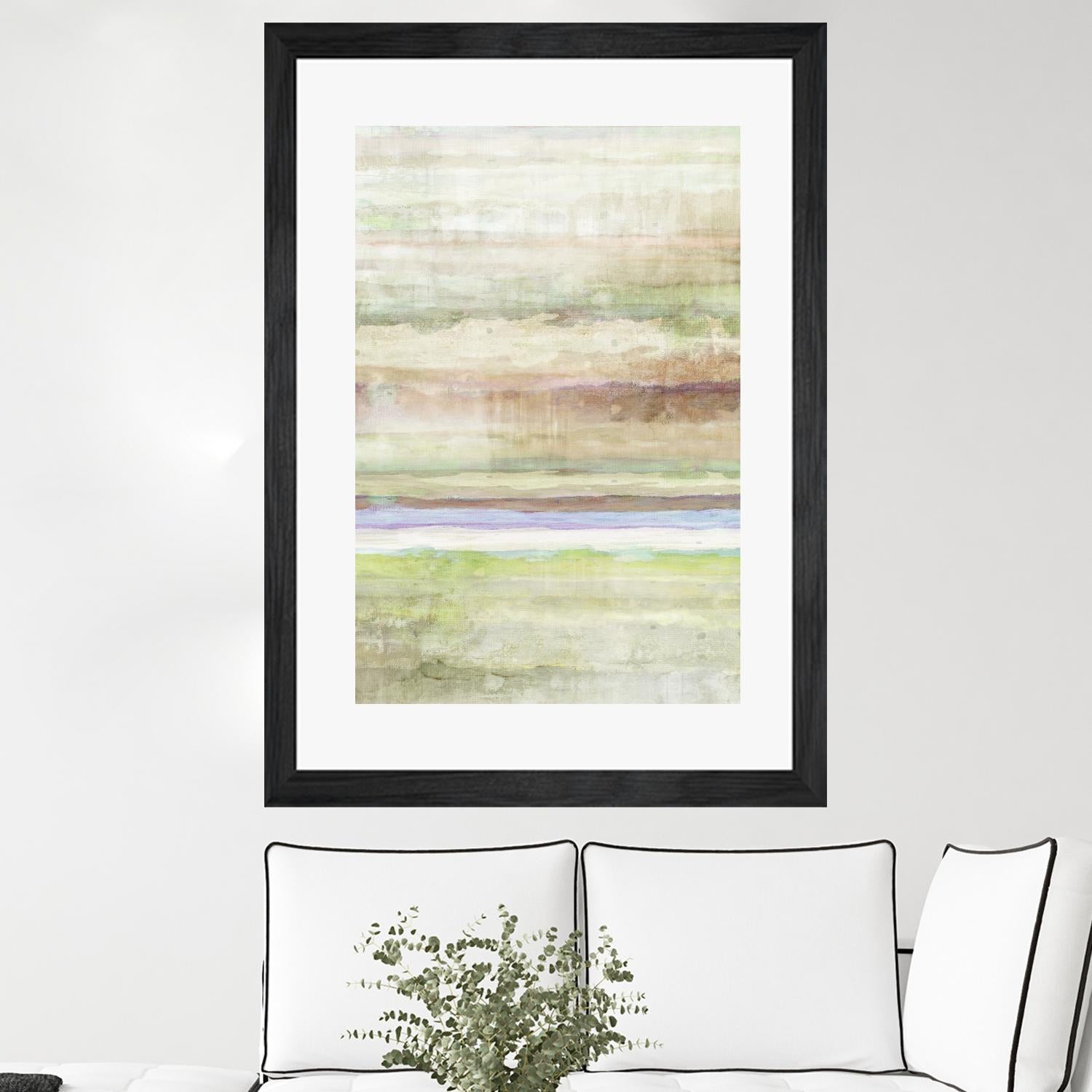 Summer Splash I by Ruth Palmer on GIANT ART - beige abstract