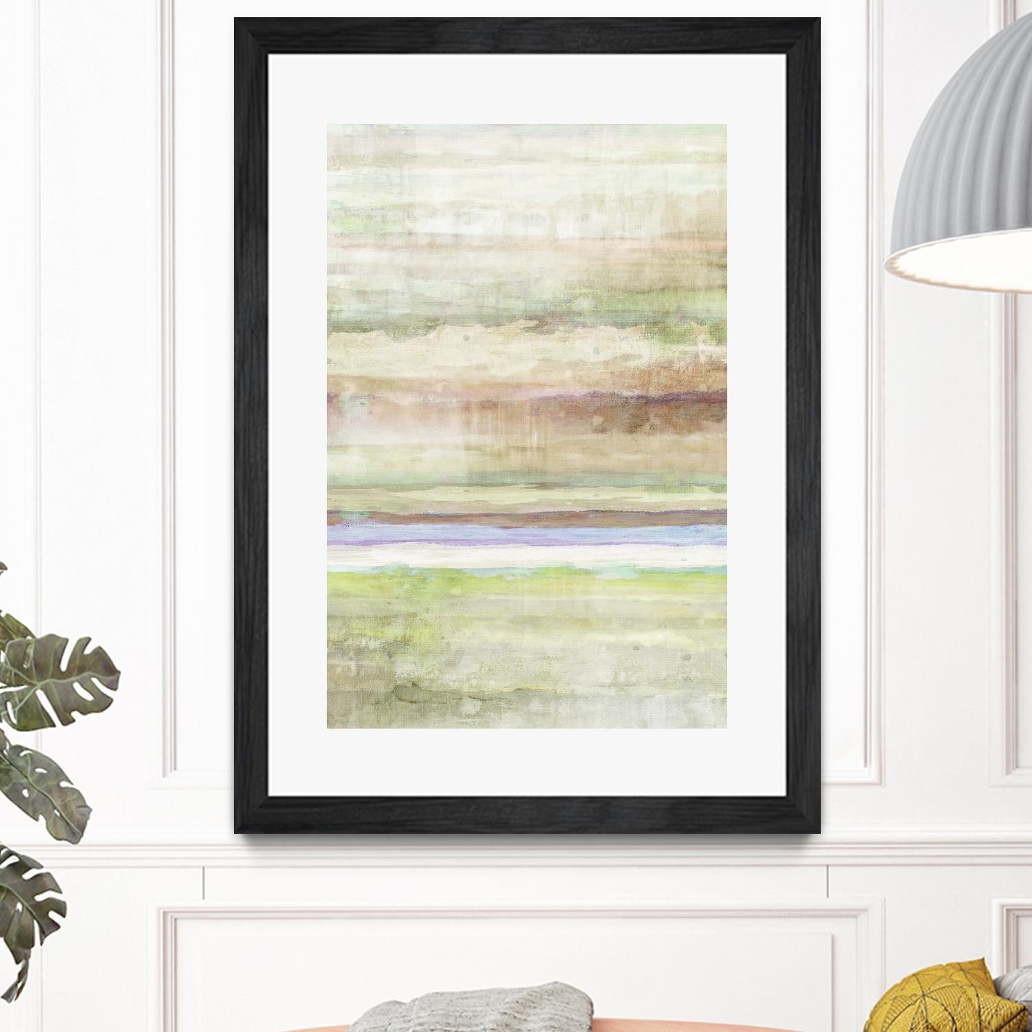 Summer Splash I by Ruth Palmer on GIANT ART - beige abstract