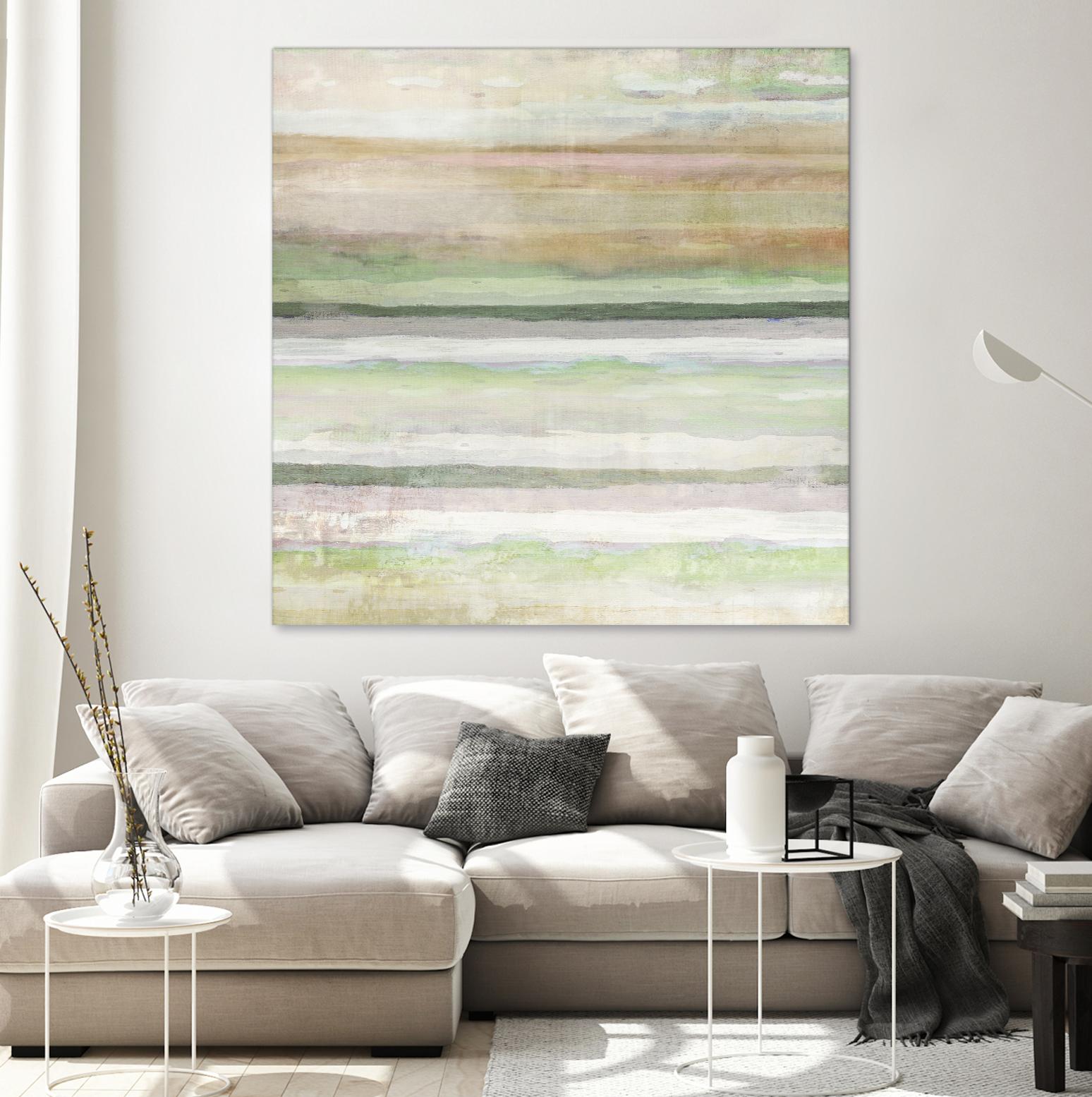 Splash of Summer I by Ruth Palmer on GIANT ART - beige abstract