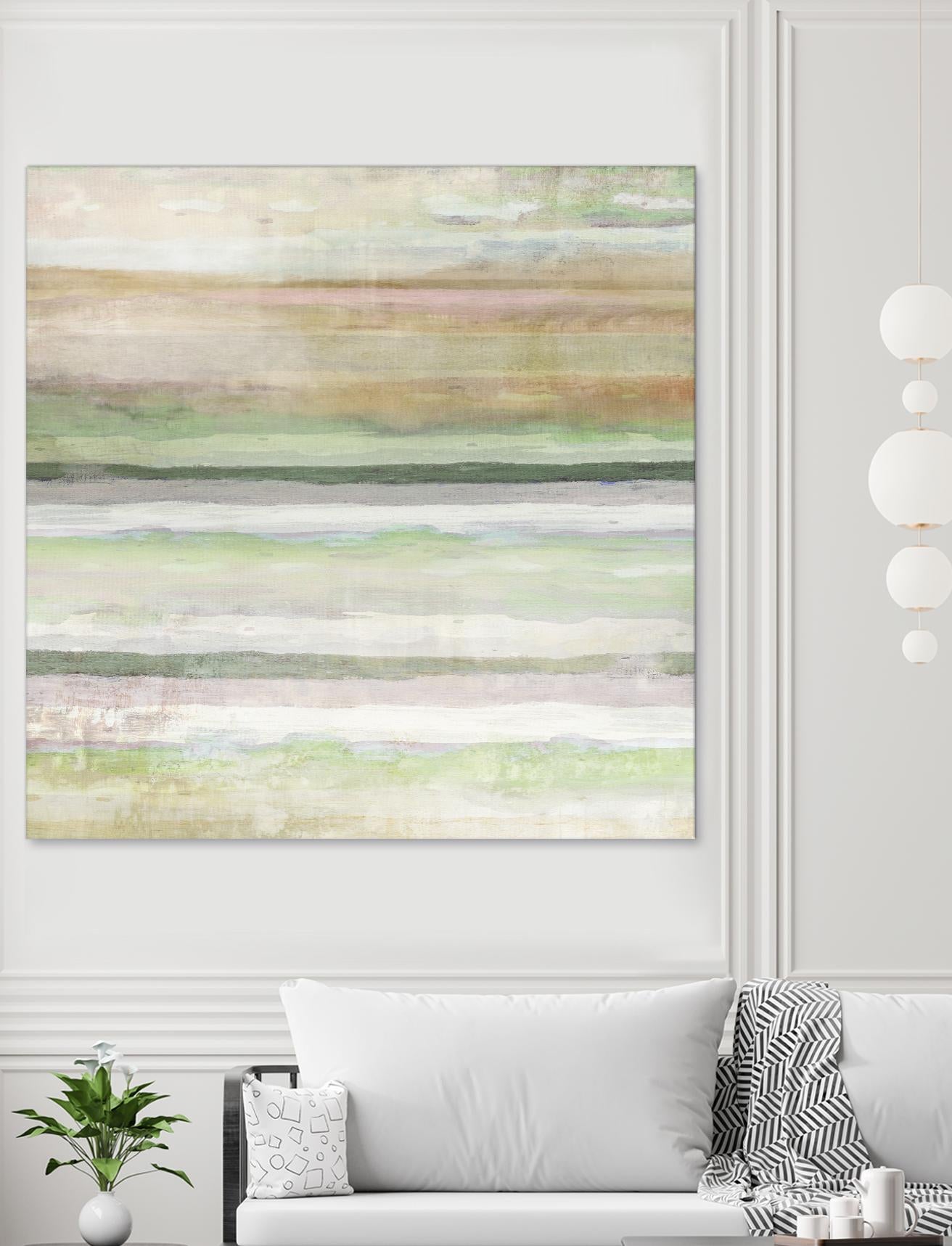 Splash of Summer I by Ruth Palmer on GIANT ART - beige abstract