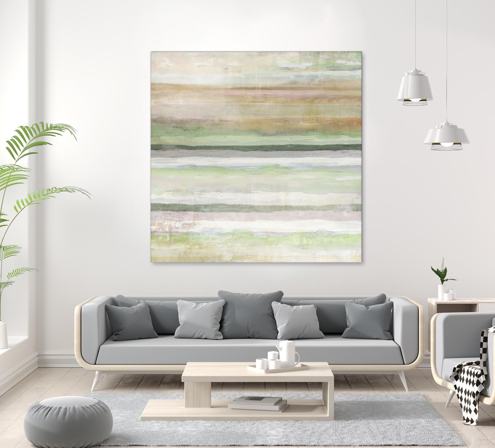 Splash of Summer I by Ruth Palmer on GIANT ART - beige abstract