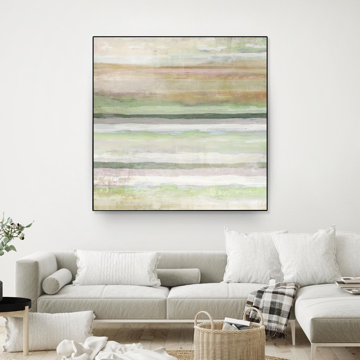 Splash of Summer I by Ruth Palmer on GIANT ART - beige abstract