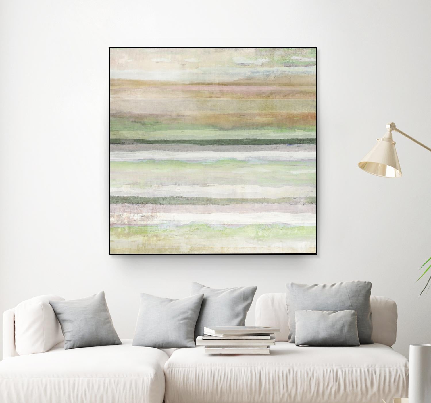 Splash of Summer I by Ruth Palmer on GIANT ART - beige abstract
