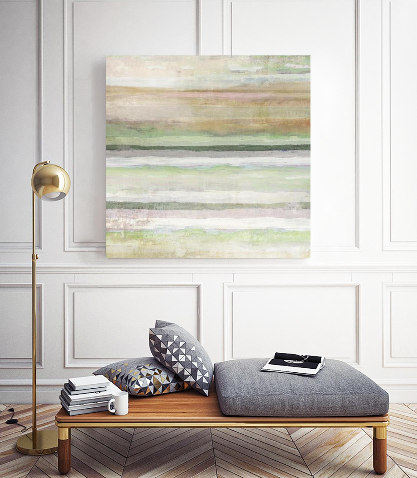 Splash of Summer I by Ruth Palmer on GIANT ART - beige abstract