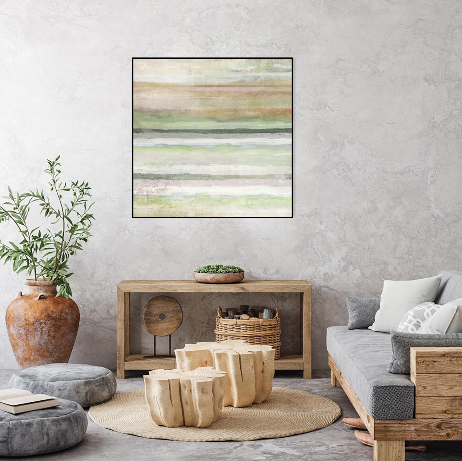Splash of Summer I by Ruth Palmer on GIANT ART - beige abstract