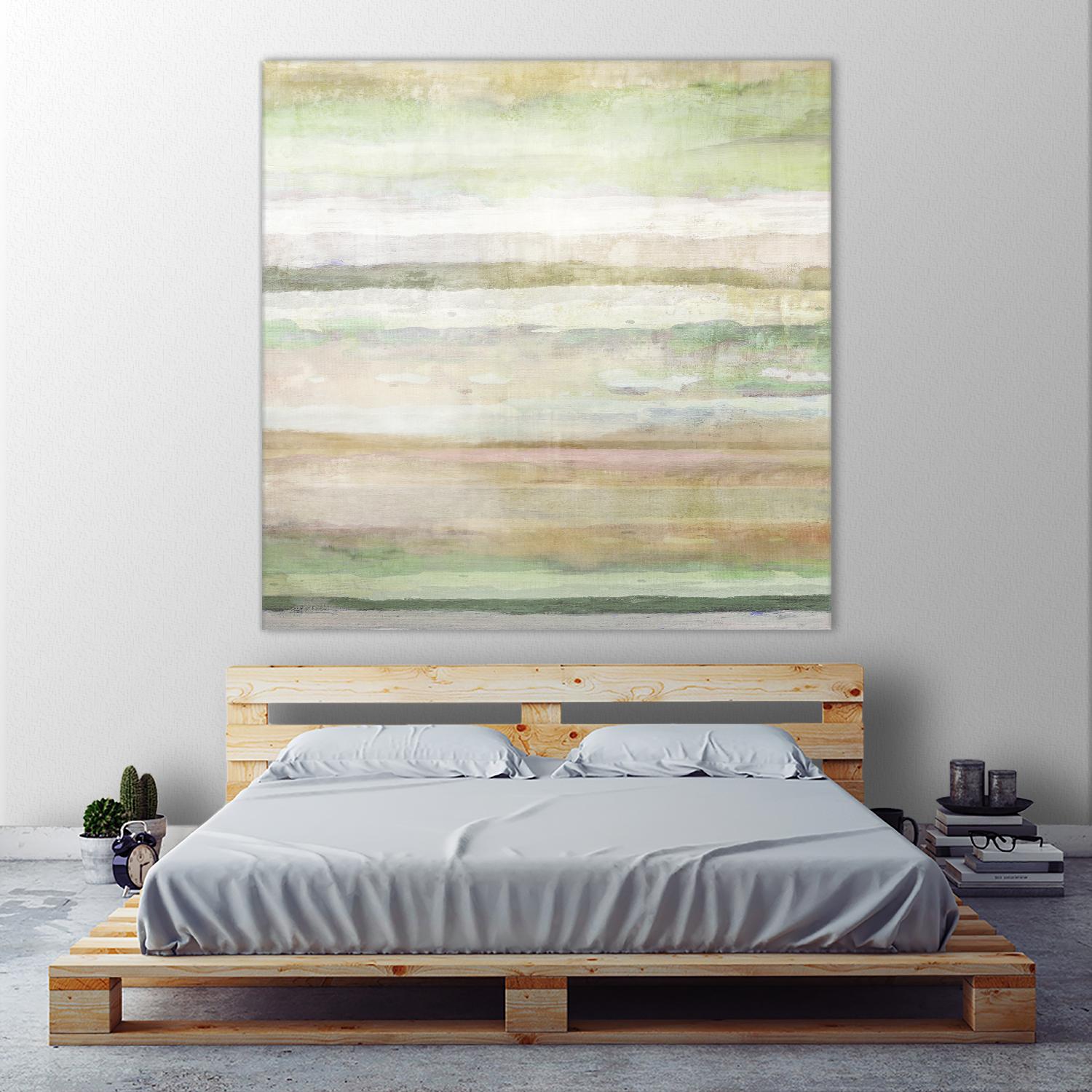 Splash of Summer II by Ruth Palmer on GIANT ART - green abstract