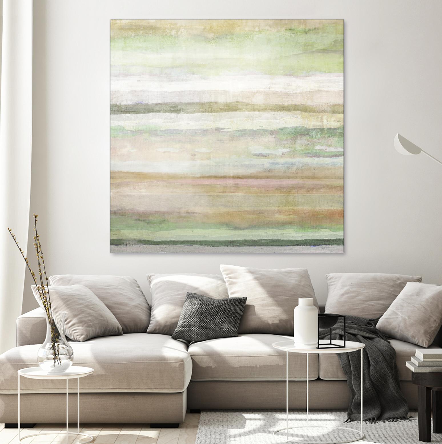 Splash of Summer II by Ruth Palmer on GIANT ART - green abstract