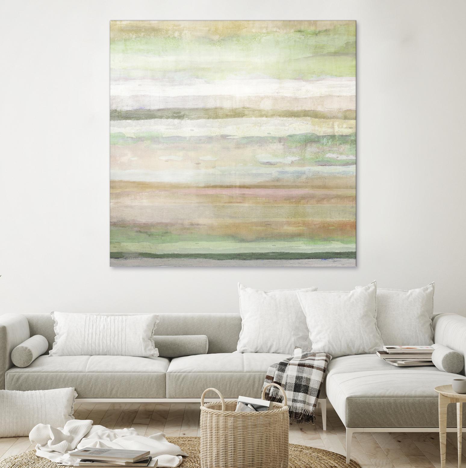 Splash of Summer II by Ruth Palmer on GIANT ART - green abstract