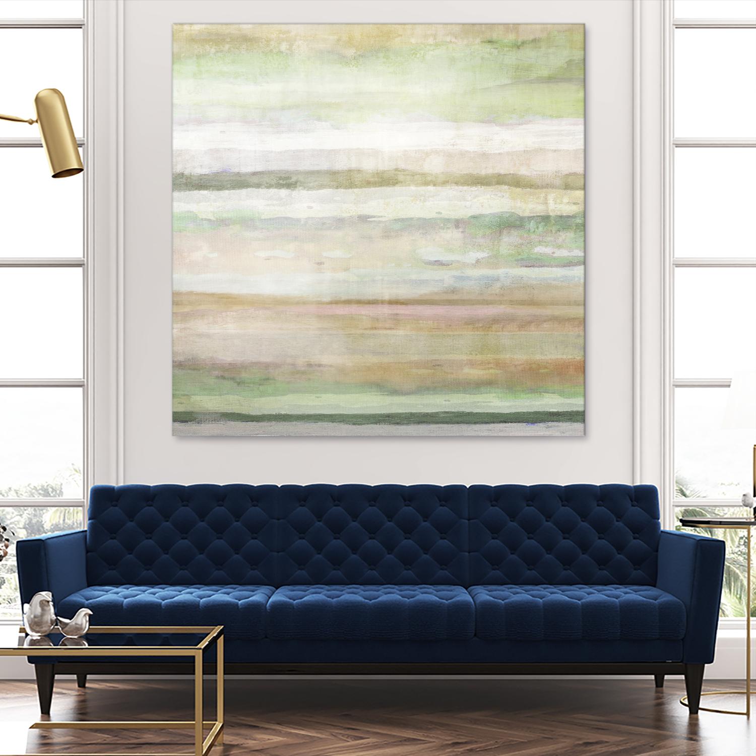 Splash of Summer II by Ruth Palmer on GIANT ART - green abstract