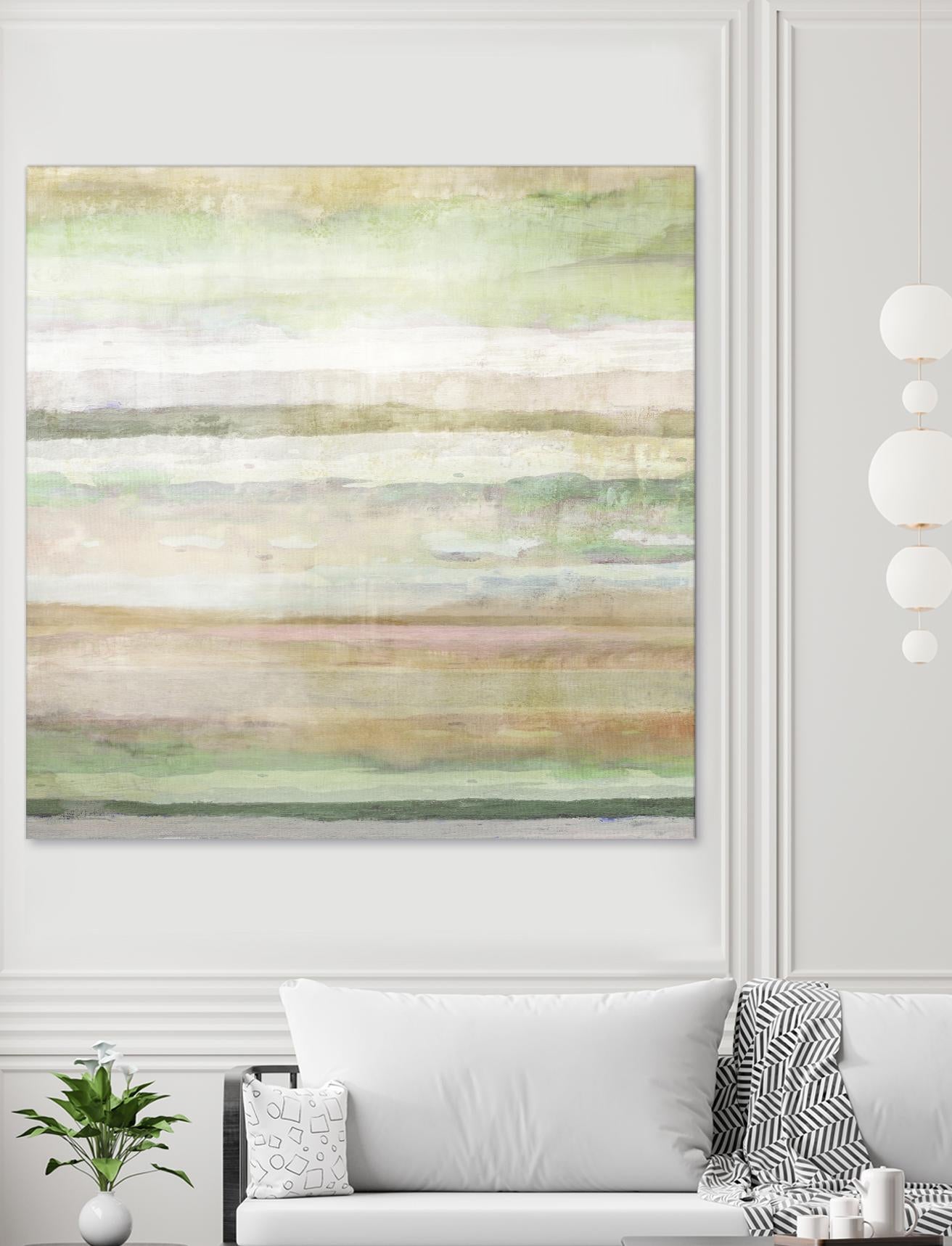 Splash of Summer II by Ruth Palmer on GIANT ART - green abstract