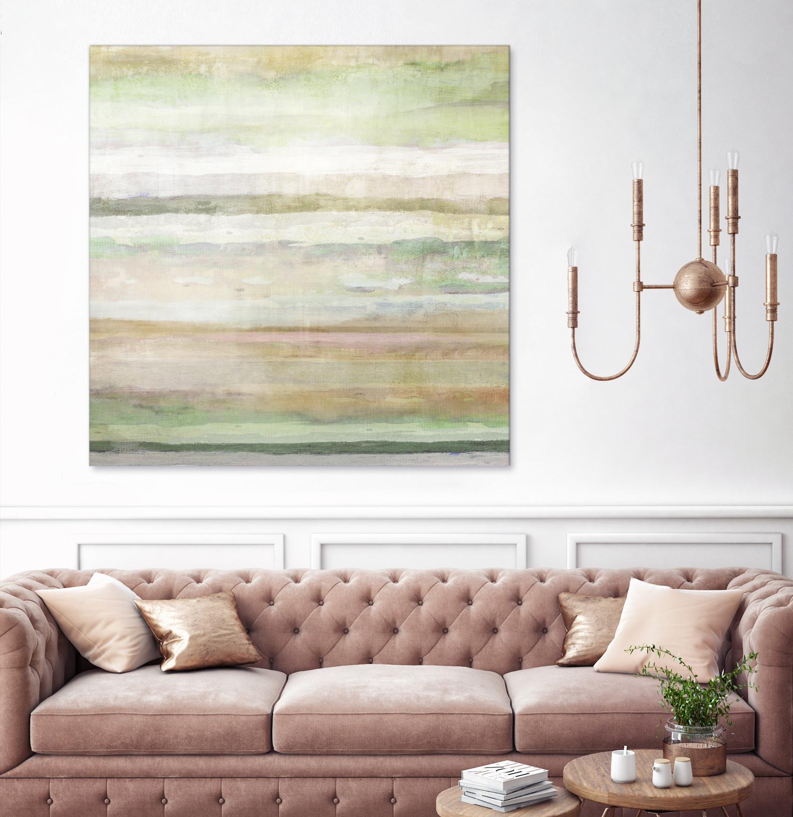 Splash of Summer II by Ruth Palmer on GIANT ART - green abstract