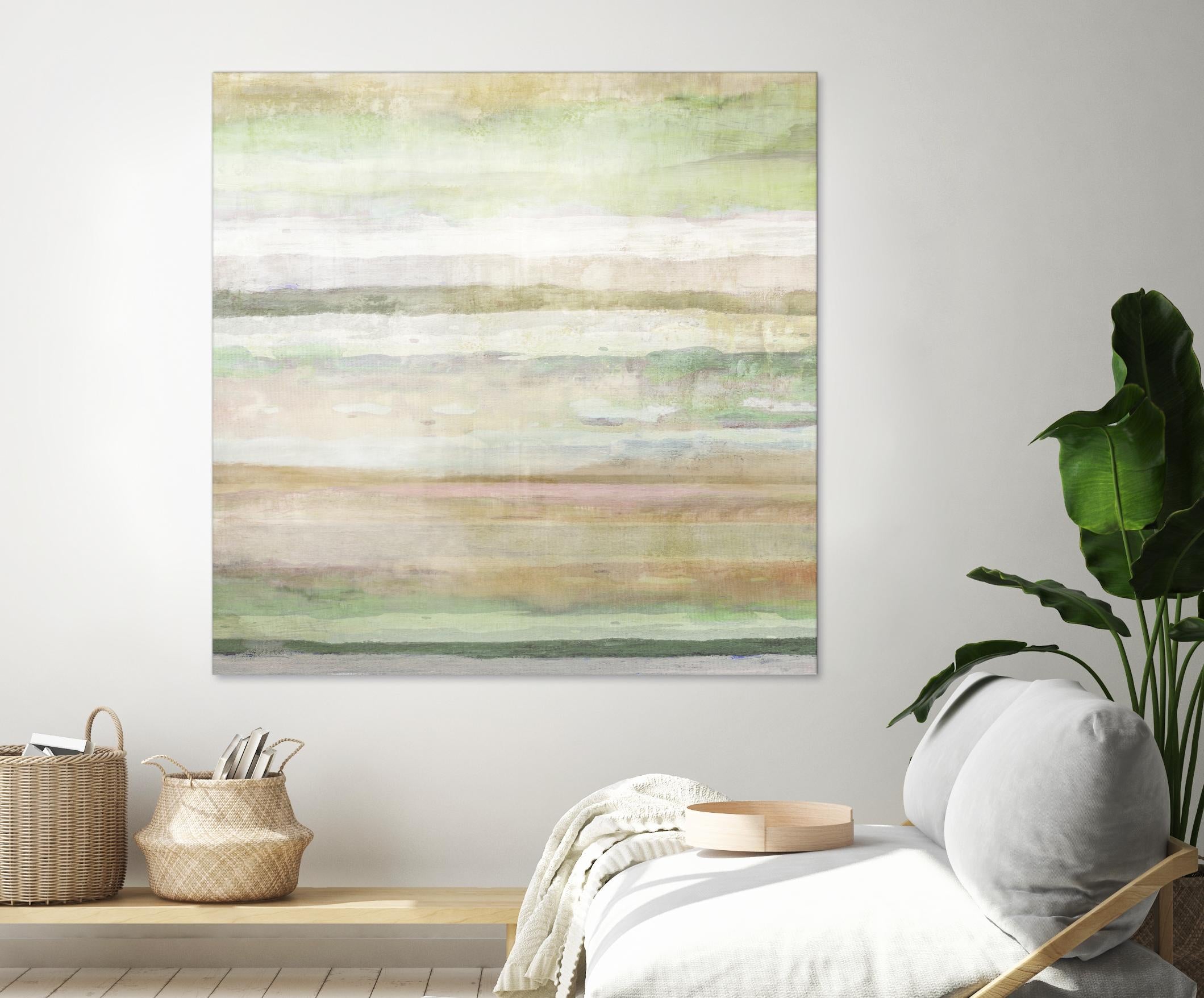 Splash of Summer II by Ruth Palmer on GIANT ART - green abstract