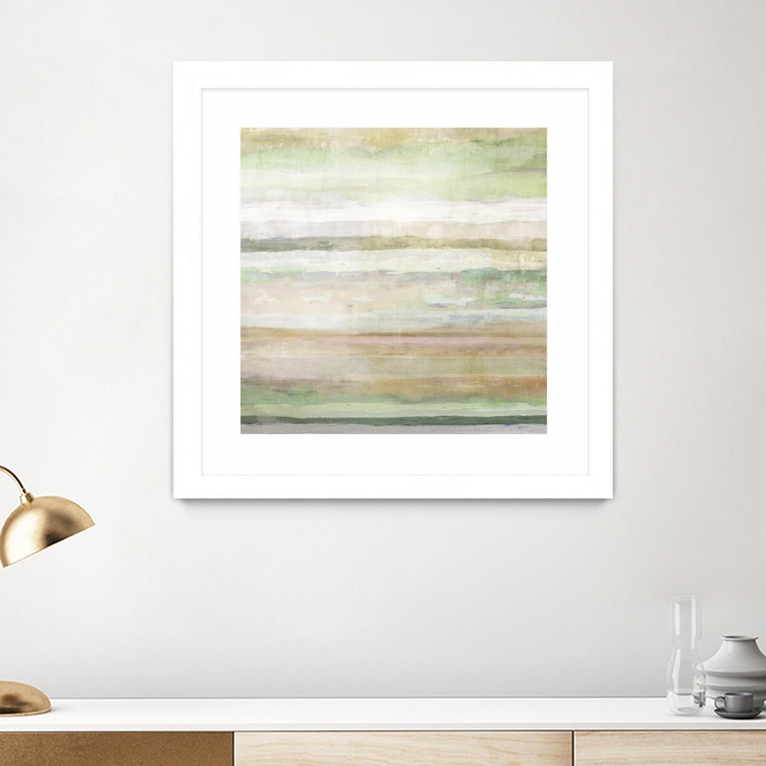 Splash of Summer II by Ruth Palmer on GIANT ART - green abstract