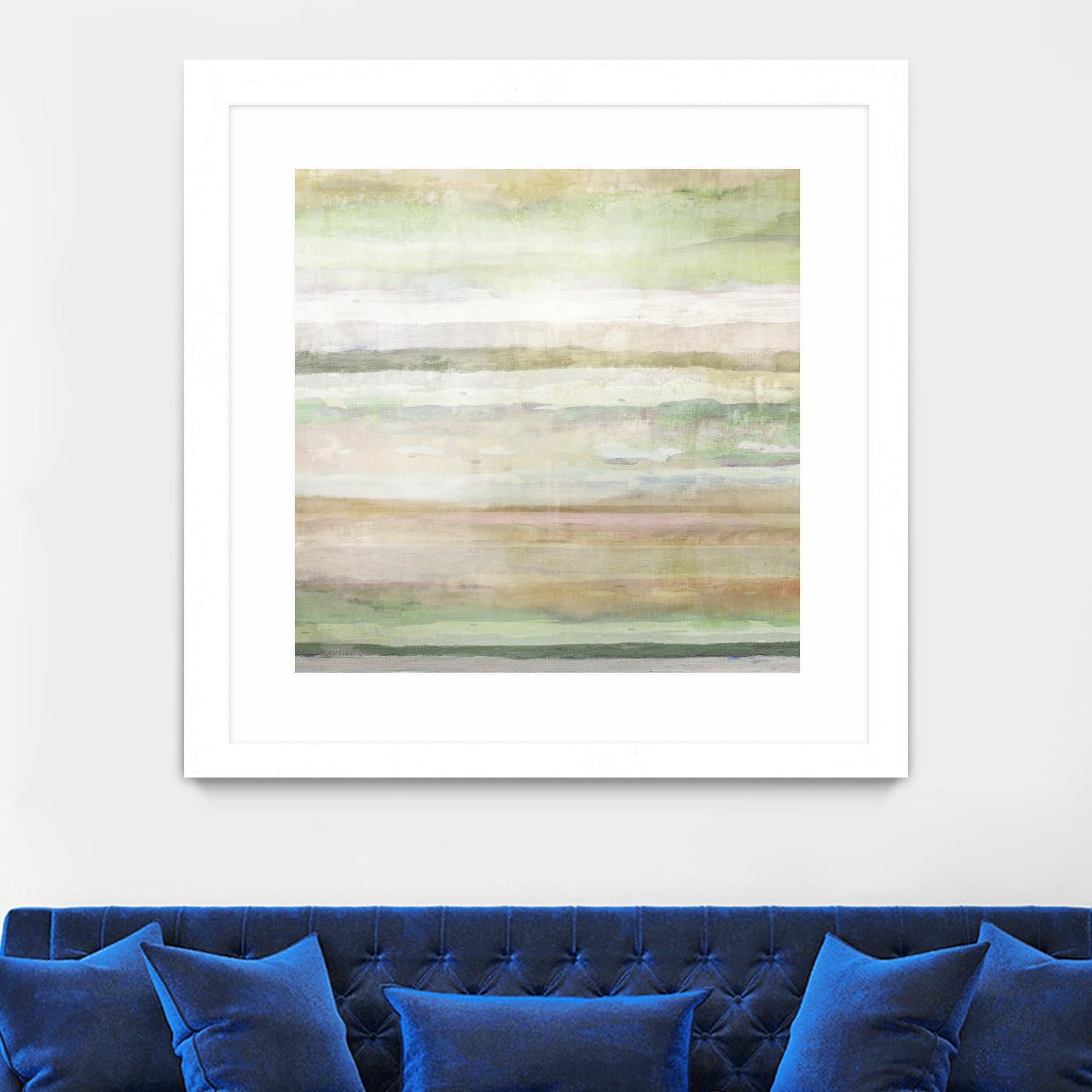 Splash of Summer II by Ruth Palmer on GIANT ART - green abstract