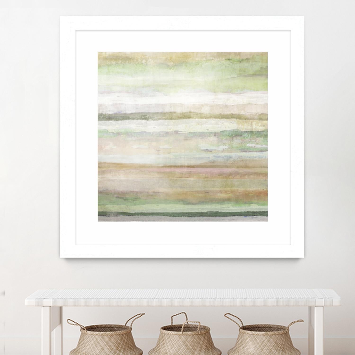 Splash of Summer II by Ruth Palmer on GIANT ART - green abstract