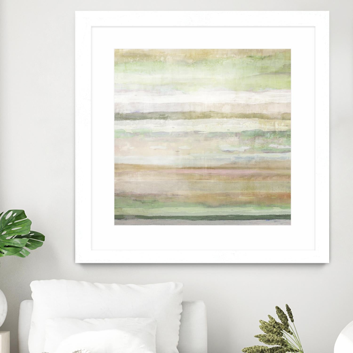 Splash of Summer II by Ruth Palmer on GIANT ART - green abstract