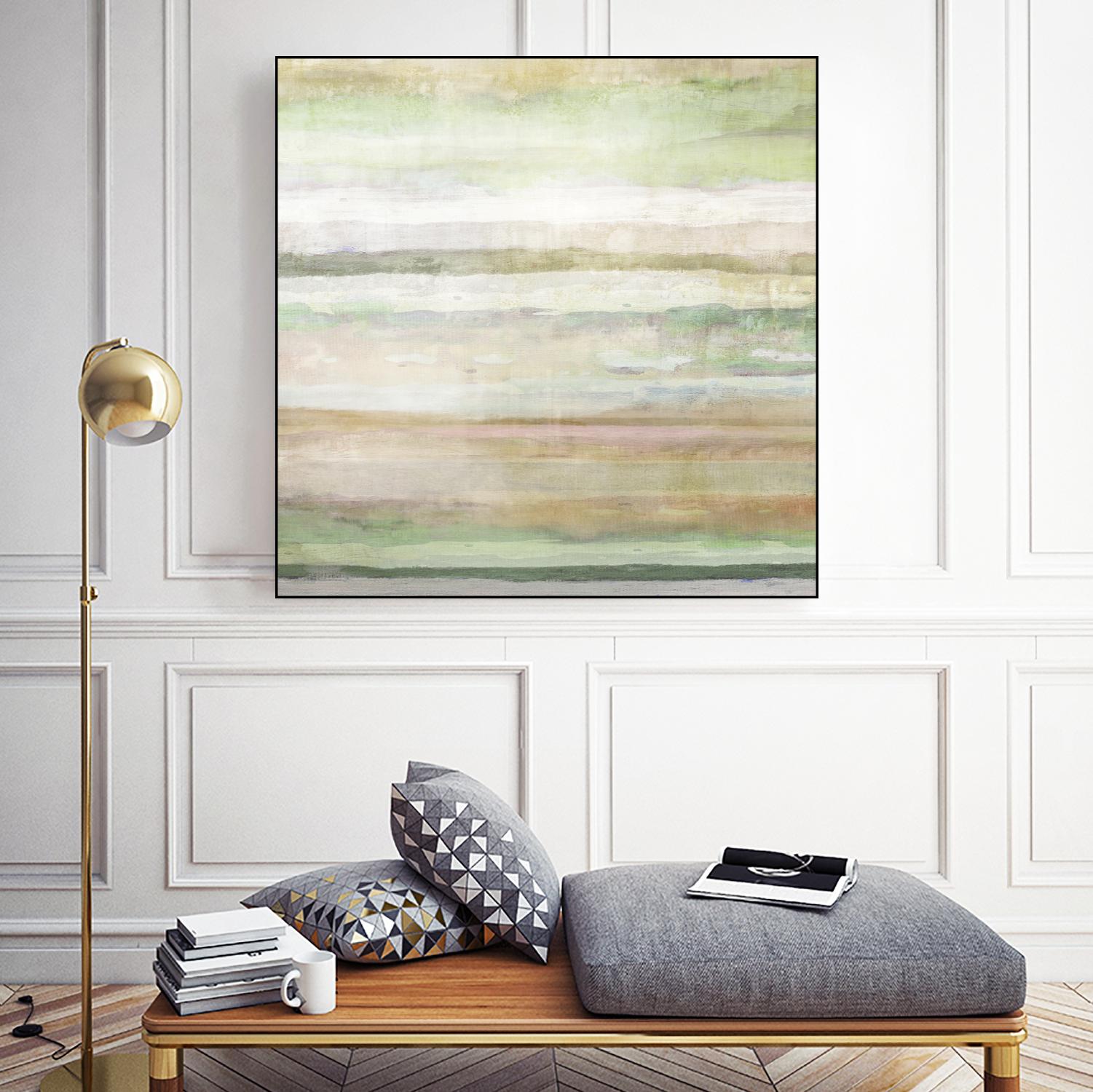 Splash of Summer II by Ruth Palmer on GIANT ART - green abstract