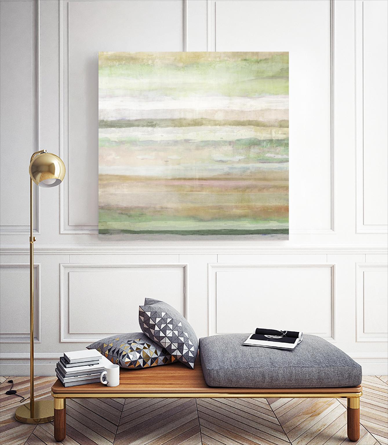 Splash of Summer II by Ruth Palmer on GIANT ART - green abstract