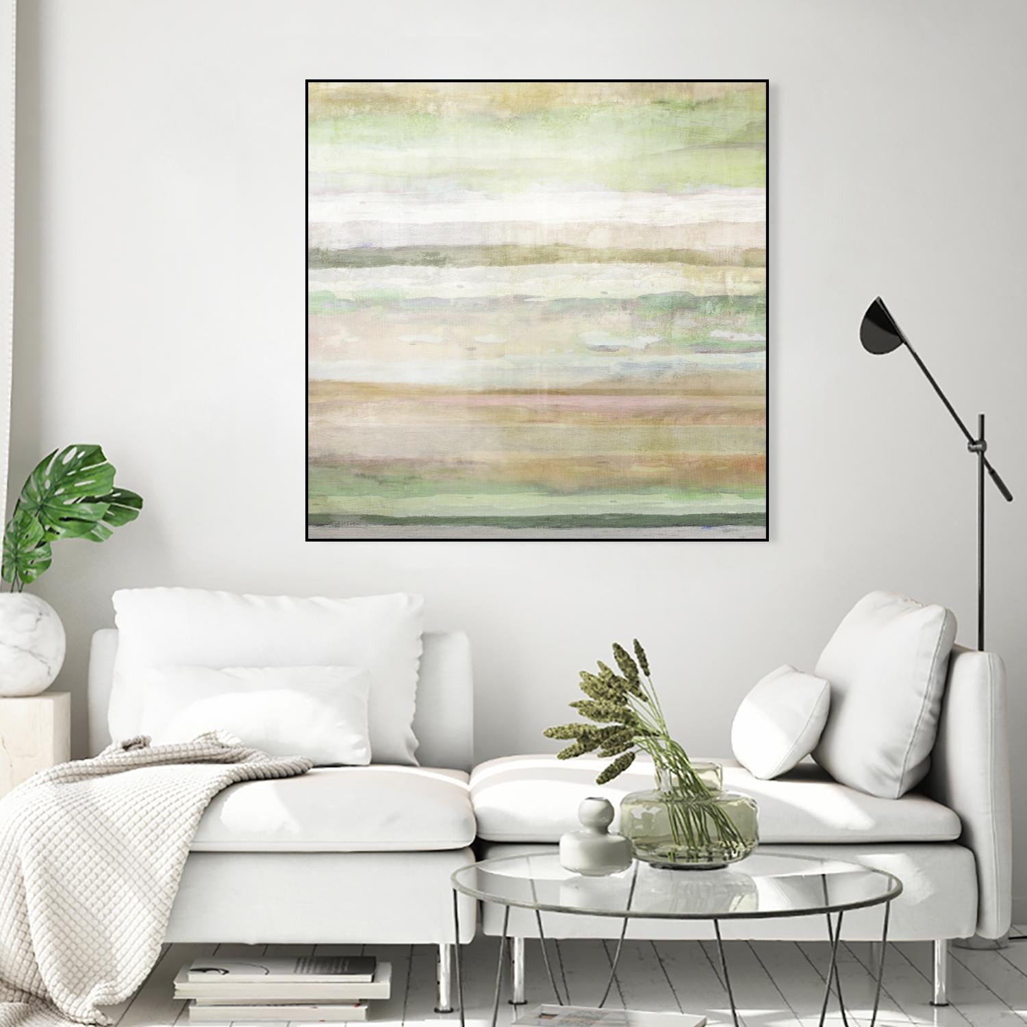 Splash of Summer II by Ruth Palmer on GIANT ART - green abstract